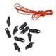 thumbnail image 1 of 1.8mm Guy Line Cord Cord Paracordaa 20M + 10Pcs Clamp Clamp Clamp Nails, 1 of 9