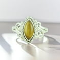 thumbnail image 2 of Handmade 925 Sterling Silver Natural Tiger's Eye Gemstone Ring Timeless Elegance, 2 of 3