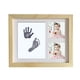 thumbnail image 5 of Kit de huellas de manos y pies para bebé, marco de fotos de madera para niños y niñas con almohadilla de tinta para sellos, decoración para baby shower, regalos (color madera), 5 of 5