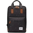 thumbnail image 1 of KAUKKO Stylish Oxford Fabric Backpack Travel Rucksack lightweight Hiking Bag Satchel, 1 of 5