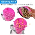 thumbnail image 3 of (Jaune) Bouteille d'Eau et Récipient Alimentaire Portable 2-en-1 pour Animaux de Compagnie pour Voyage à Double Chambre, 3 of 5