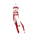 thumbnail image 5 of Matsuzay Bandera de tubo de viento de tráquea de Navidad, fiesta de borlas largas, celebración, decoración de patio trasero de Navidad, colgante, Type4 NO4 Matsuzay CBP443844, 5 of 5