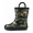 Camouflage, variant on Boys Rain Boots Waterproof Anti-Slip Rubber Mud Boots with Easy-Pull Handles Kids Outdoor Adventure Shoes