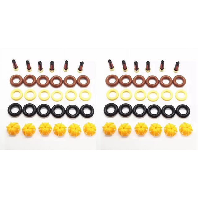 2X Kit de Reparación de Inyector de Combustible para - E30 325I M60 Valve Injection 0280150415 0280150778 13641466396 13641734776
