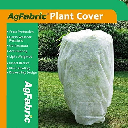 Agfabric .95oz Fabric Plant Cover and Garden Fleece for Winter Frost Protection,Insect Barrier