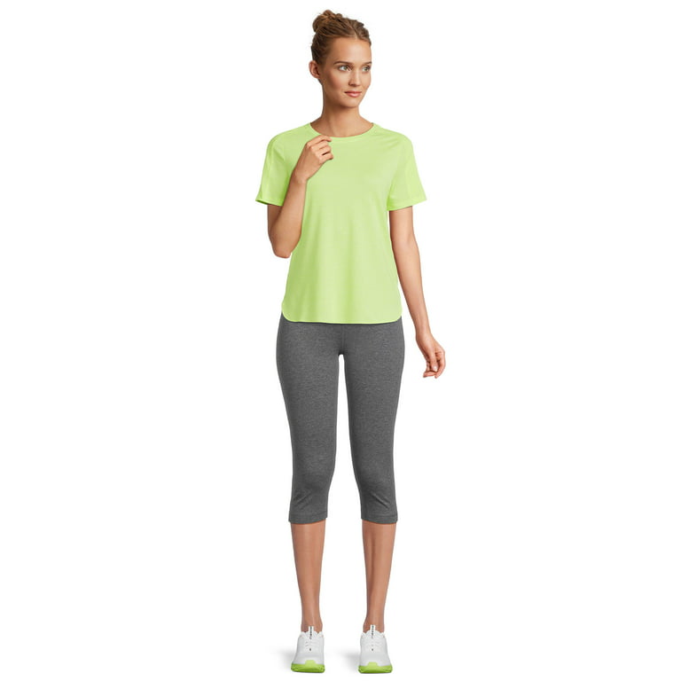 Athletic Works Women's Active Fit Mid Rise Leggings, Sizes S-XXL 