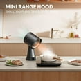 thumbnail image 4 of CIARRA Desktop Range Hood, Mini Cooker Hood with 2 Speed Exhaust Fan, Detachable Aluminum Filter, Large Oil Collection Cup, Portable Extractor Hood for Indoor BBQ, Hot Pot, Fondue, CBPHB01, 4 of 8