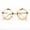 Yellow, variant on Unisex Eyeglasses Frames Vintage Round Glasses Thick Round Rim Acetate Eyeglasses