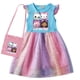 thumbnail image 2 of Vestidos de fiesta de boda para niñas pequeñas, ropa de casa de muñecas para niñas de 2 a 10 años zhangmenya  LED, 2 of 2