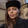 thumbnail image 3 of Jiibva Pillbox Hat Top Hat Millinery Fascinator Base Hat for Women Casual Wear Western Fedoras Hostesses Wear, 3 of 7