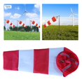 thumbnail image 4 of Ounissouiy Calcetines de viento de aviación, tela Oxford duradera para jardín al aire libre, indicador de dirección del viento confiable Kits de decoración para fiestas rojo 60cm Grande, 4 of 6