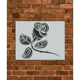 thumbnail image 2 of Single Rose Stencil, 2 of 2