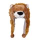 thumbnail image 2 of Lovely Animal Plush Hat, Party Favors Gift Cálido Decoración al aire libre Halloween Cosplay Disfraz Fancy Dress Photo Props Cozy Headwear Ear , León BLESIY Sombrero de novedad, 2 of 8