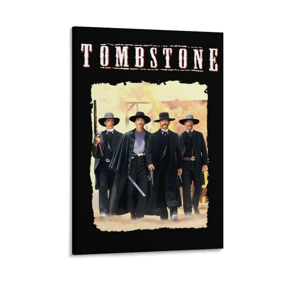 Tombstone 1993 Movie Poster Posters Wall Art Painting Canvas Gift Living Room Prints Bedroom Decor Poster Artworks 16x24inch(40x60cm)
