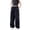 Black, variant on TIREOW Girls Cargo Pants Elastic Waist Wide Leg Drawstring Cargo Sweatpants Baggy Casual Cargo Jogger Trousers with Multi-Pockets