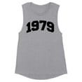 thumbnail image 1 of 1979 College Style Women's Muscle Tank Medium Heather Grey, 1 of 5
