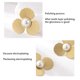 thumbnail image 5 of Pendientes de Tuerca de Perlas de Flores Qarigey AP016390-00, 5 of 6