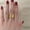 Gourd, variant on Woman 18K Gold Plated Stainless Steel Double Rings Gourd Bar Band Ring 5-10-10-Bar