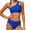 &&-Blue1529, variant on Kiijoy Girls One Shoulder Bikinis Beach Swimsuit Bathing Suit with Chest Pad, Sizes 7-16