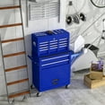 thumbnail image 6 of Tcbosik 8-Drawer Tool Chest with Lockable Wheels, Rolling Tool Organizer with Detachable Top, Metal Tool Box for Garage/Workshop, Blue, 6 of 6