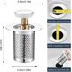 thumbnail image 3 of Colador de desagüe para fregadero | Tapón de desagüe para baño | Colador antiobstrucción para ducha, inodoro, baño, lavabo y bañera, 3 of 5