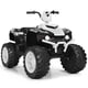 thumbnail image 1 of Costway Cuatriciclo Eléctrico ATV para Niños Coche Montable de Batería Marcha Adelante Atrás Velocidad Alta Baja con Música Luces LED Blanco, 1 of 3