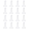 thumbnail image 3 of CIMAXIC Transparent Plastic Ticket Folder for Clamping Notes Durable and Practical 20 Pieces Mini T Shape,2.91"X1.56"X0.04", 3 of 4