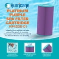 thumbnail image 2 of Hurricane Filters HF4335 Platinum Purple Spa Filter Cartridge Replacement, 2 of 7