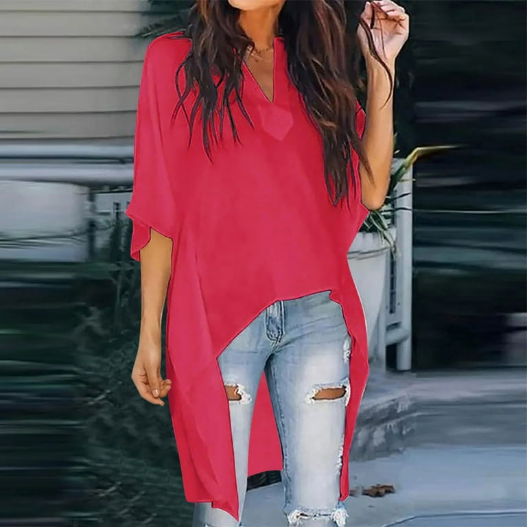 High low summer tops sale
