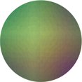 thumbnail image 1 of Ahgly Company Machine Washable Indoor Round Transitional Green Area Rugs, 3' Round, 1 of 7