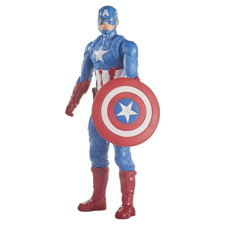 Marvel Avengers: Titan Hero Series Captain America Kids Toy Action Figure for Boys and Girls (12”)