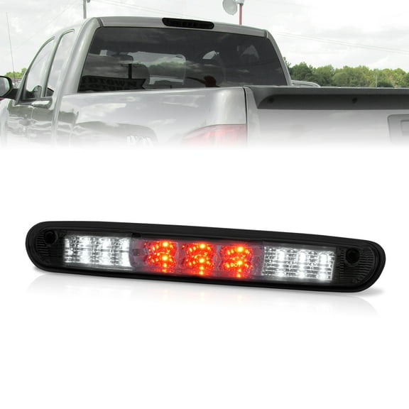 AJP Distributors Smoked Rear Roof LED 3RD Brake Light Cargo Tail Lamp Assembly Compatible/Replacement For Chevrolet Chevy Silverado / GMC Sierra 2007 2008 2009 2010 2011 2012 2013 07 08 09 10 11 12 13