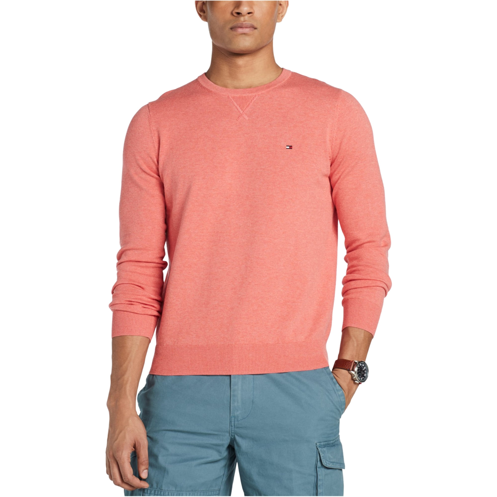 fossil Hus Suri Tommy Hilfiger Mens Classic fit Sweatshirt, Orange, XX-Large - Walmart.com