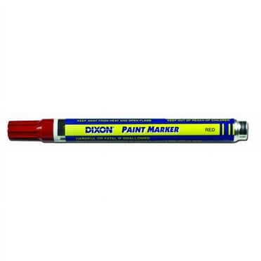 Dixon Ticonderoga 464-80221 Red Paint Marker- Medium Tip