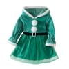 

KTMKH Fashion Baby Toddler Kids Girls Dresses Long Sleeved Christmas Plush Hooded Mesh Princess Dress Fashionable Children s Clothing size 12-18 Months