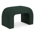 thumbnail image 1 of Meridian Furniture Banc en Tissu Bouclé Vert Niagara, 1 of 7