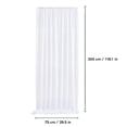 thumbnail image 2 of Jewe-l Tulle Fabric Roll, 75cm x 300cm Glitter Mesh Sheer for Wedding Party Decor, Sparkling Rhinestone Chiffon for Table Runner Arch Backdrop, 2 of 9