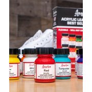 Angelus Acrylic Leather Paint, Sellers Kit, Flexible Paint For Shoes, Sneakers, Leather, Canvas, Furniture, and More - 12 Colors (1 oz Each)