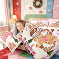 thumbnail image 3 of Manfei Farmhouse Rustic Christmas Full Size Comforter Sets,Colorful Bell Bedding Comforter Set,Xmas Reversible,3 Pieces,1 Comforter and 2 Pillowcases, 3 of 7