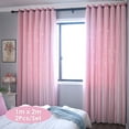 thumbnail image 1 of 2Pcs Fenêtre Rideau Évidé Étoiles Ombrage Rideau Drapé Purdah pour la Maison Salon Chambre à Coucher, 1 of 1