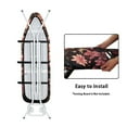 thumbnail image 4 of Kuiaobaty Non-Slip Ironing Board Cover with Elastic Edge Protective Scorch Polyster Ironing Board Replacement Cover Home Decoration, Crow Butterfly Chinese Cherry Blossom Pattern, 4 of 5
