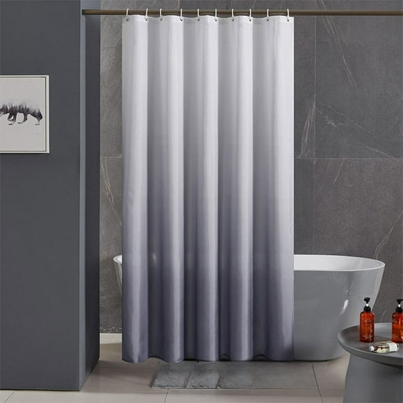 CREATITOY Polyester Gradient Waterproof Shower Curtain Bathroom Decor