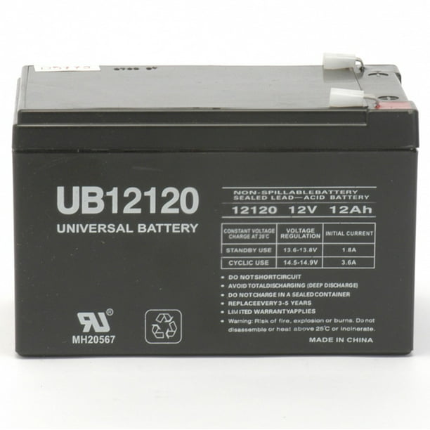 12V 12AH Sealed Lead Acid (SLA)  Battery for Toy Car Play Mobile Scooter