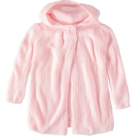 Baby Dove Cable Sweater Coat - Pink Pink 24 Months