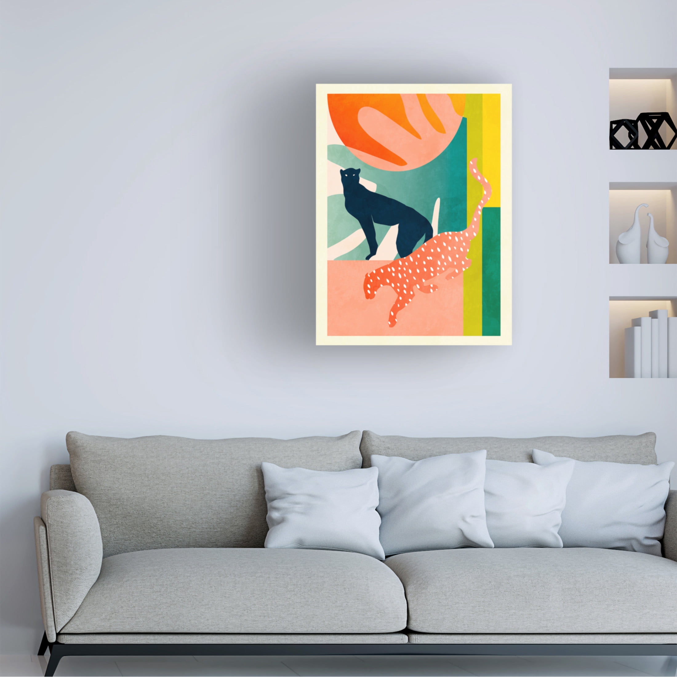 Trademark Fine Art Ana Rut Bre Spaces Leo Canvas Wall Art