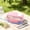 Pink, variant on Leak-Proof Bento-Style Lunch Box with 4 Buckle Devises, Compartment Food Lunch Containers with Fork & Spoon, For Adults and Teens, Built-In Utensil Set, Ideal for On-the-Go Balanced Eating