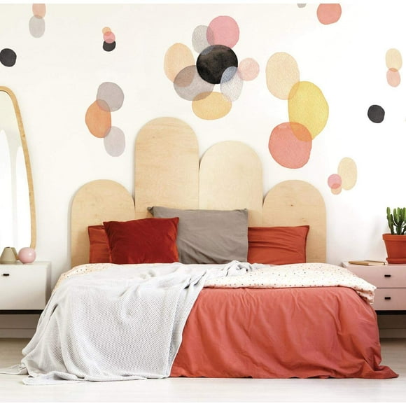 RoomMates Formes d'Aquarelle Abstraites Peler et Coller des Autocollants Muraux Géants