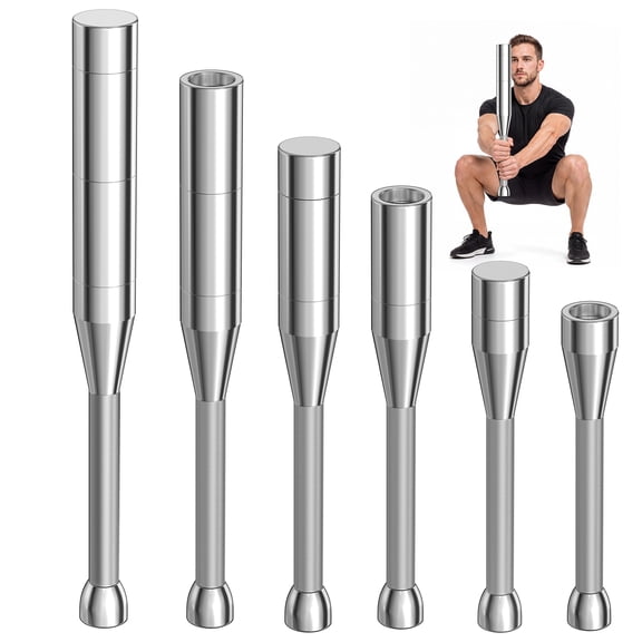 7-18lb Adjustable Macebell, 8-in-1 Steel Clubbell for Strength Training, Shoulder and Grip Workout, Progressive Weight System