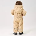 thumbnail image 6 of Gubotare Toddler Snowsuit Baby Winter Snowsuit Toddler One Piece Insulated Hooded Jumpsuit Waterproof Windproof Winter Warm Overalls Snowboard Suits 1T 2T (Khaki,1-2 Years), 6 of 9