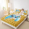 thumbnail image 4 of Feelyou Blue Game Console Teens Twin Sheet Sets, Ice Cream Donut Bedding, 3 Pieces, 4 of 7
